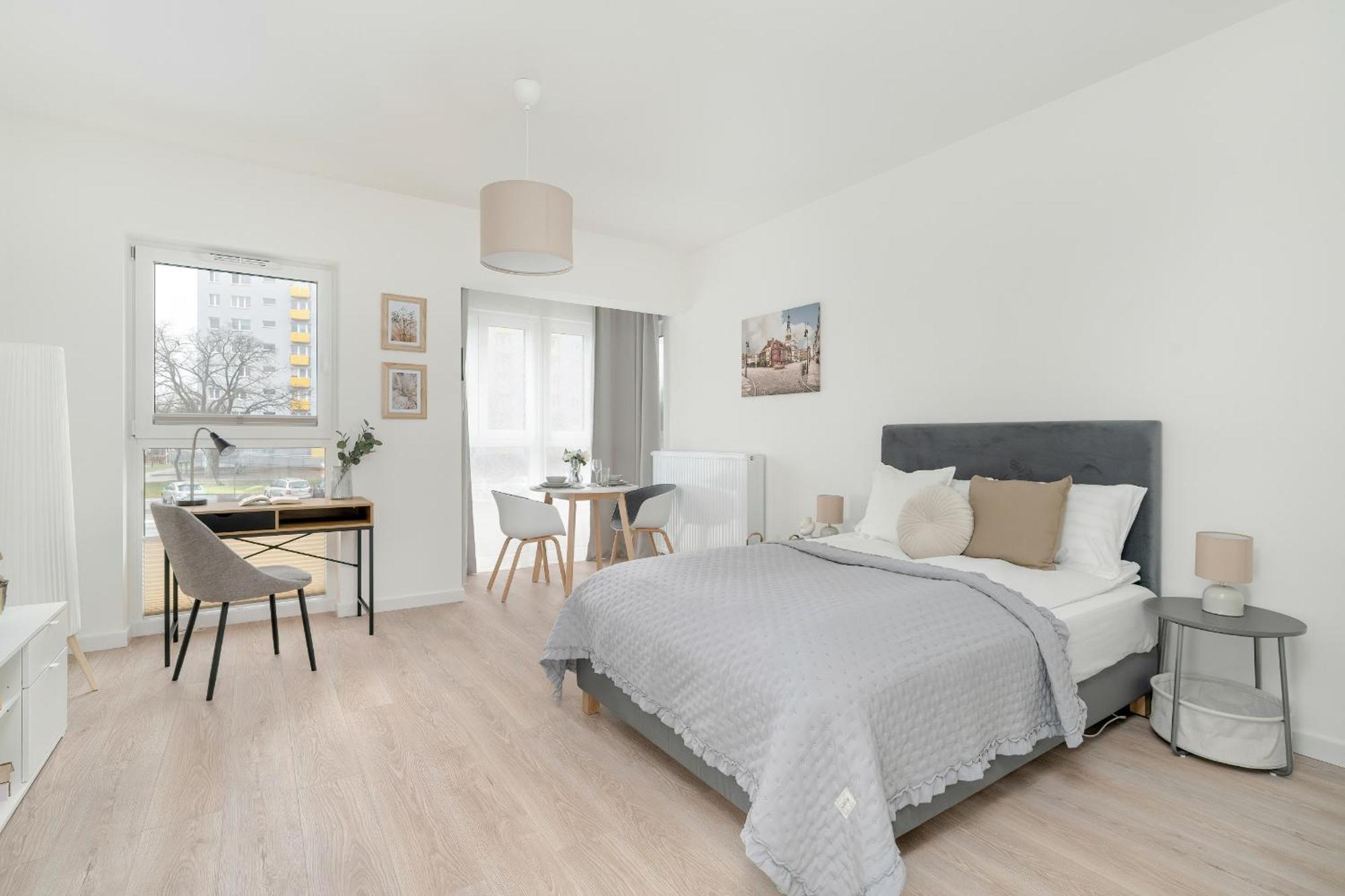 Minimalist Studios Wojciechowskiego With Parking In Poznan By Noclegi Renters المظهر الخارجي الصورة